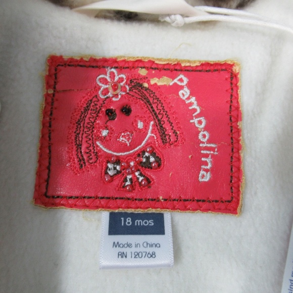 Pampolina Faux Fur Leopard Coat - Picture 3 of 5